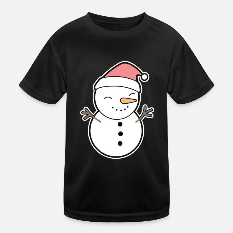 Snowman Kids Functional T-Shirt