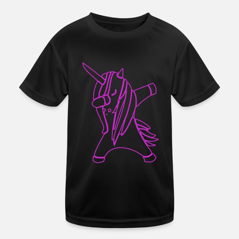 dabbing licorne licorne T-shirt sport Enfant