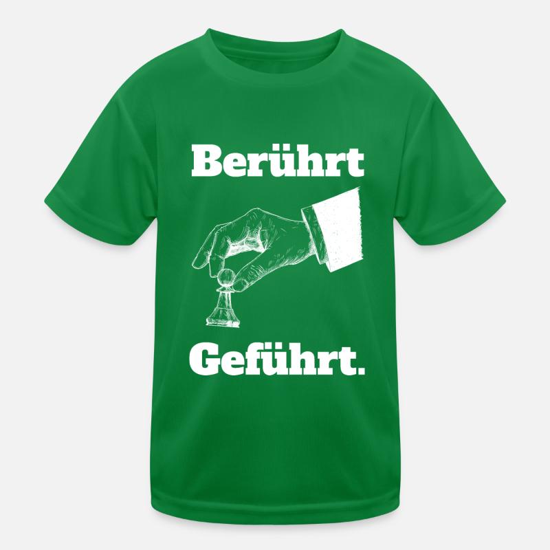 Berührt, Geführt! Schach Schachspiel Geschenkidee Kinder Funktions-T-Shirt