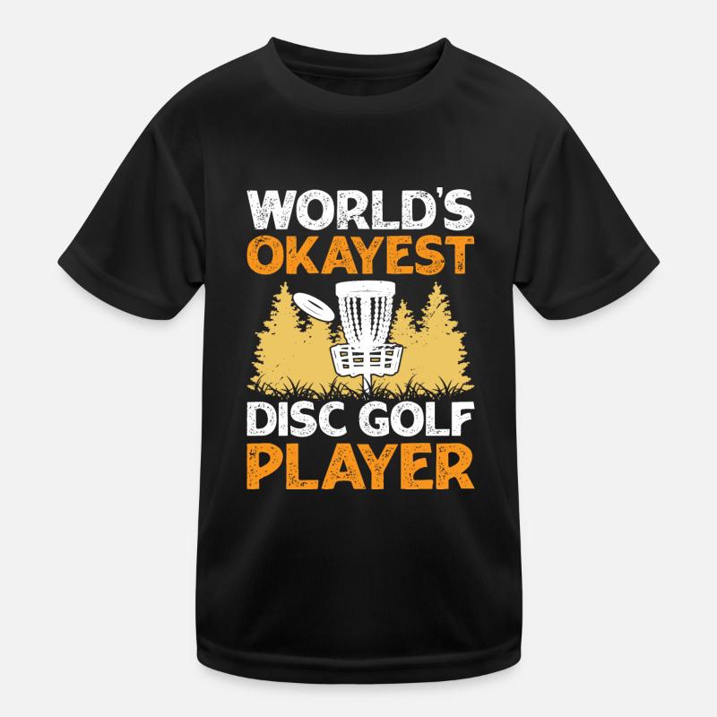 Le lecteur de disc-golf le plus correct au monde T-shirt sport Enfant