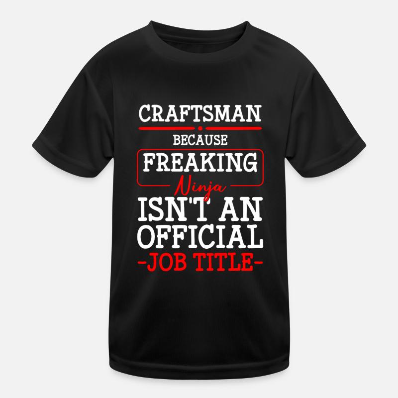 Craft Workshop Screwdriver Kids Functional T-Shirt