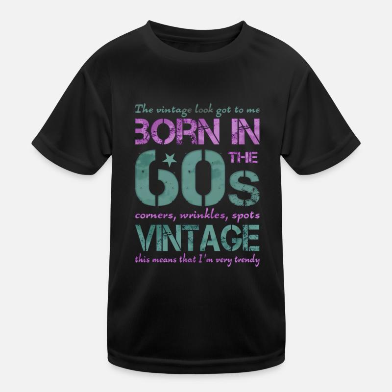 60s Sixties 60s Kids Functional T-Shirt