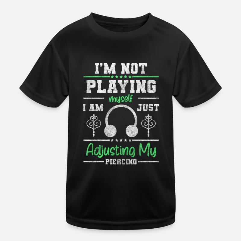 Piercing Art Piercing Studio Kids Functional T-Shirt