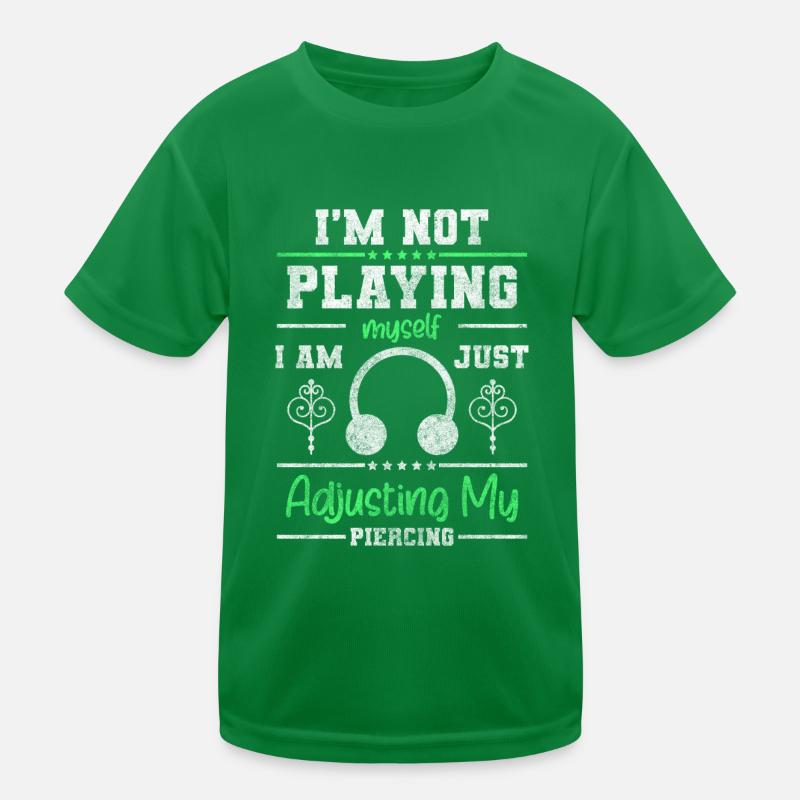 Piercing Art Piercing Studio Kids Functional T-Shirt