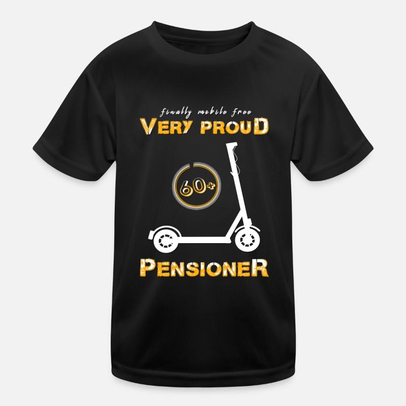 Pensioner pension mobile Kids Functional T-Shirt