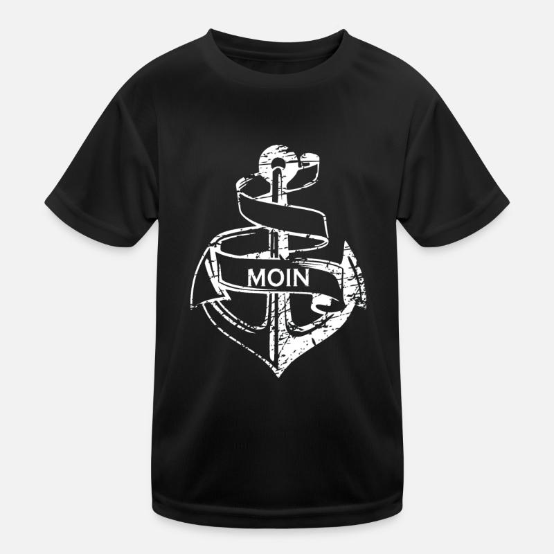 Moin Anker Kinder Funktions-T-Shirt