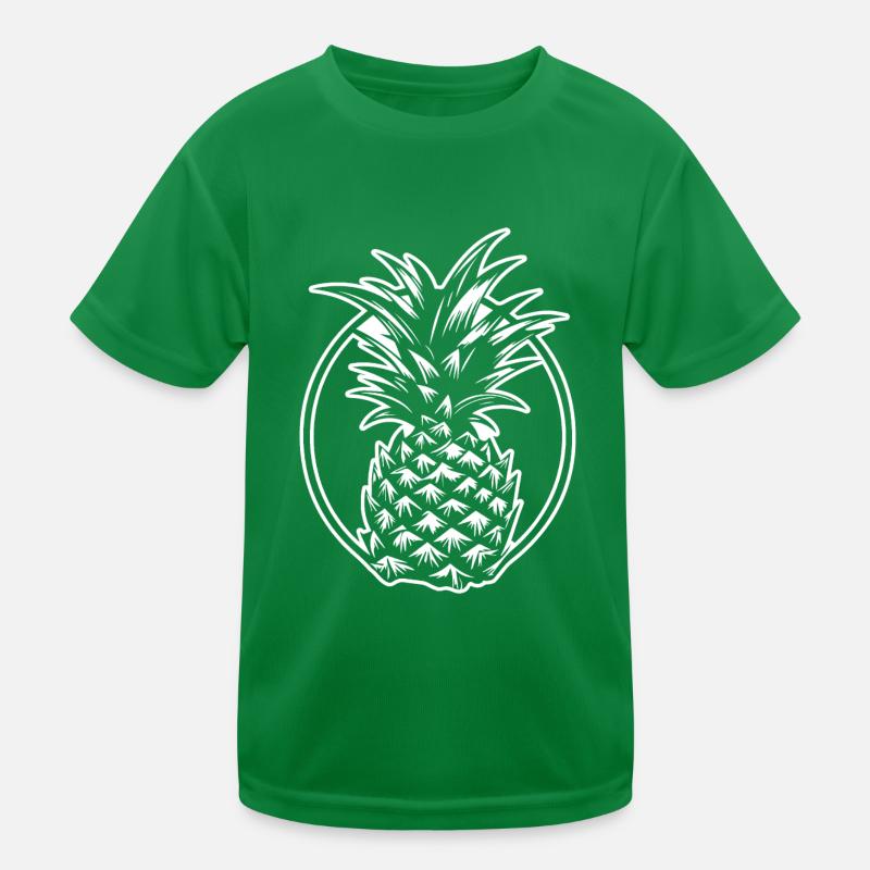 Ananas Kinder Funktions-T-Shirt
