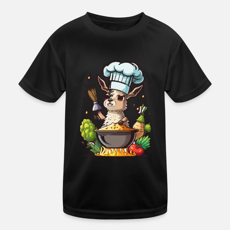 Chef de lama T-shirt sport Enfant