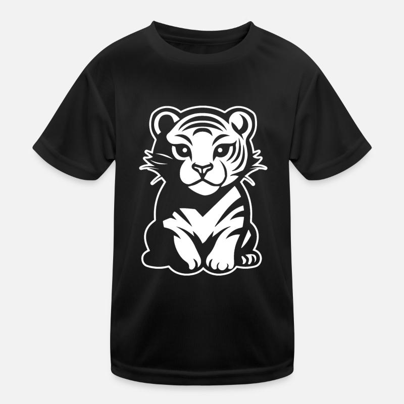 Tiger Big Cat Kids Functional T-Shirt