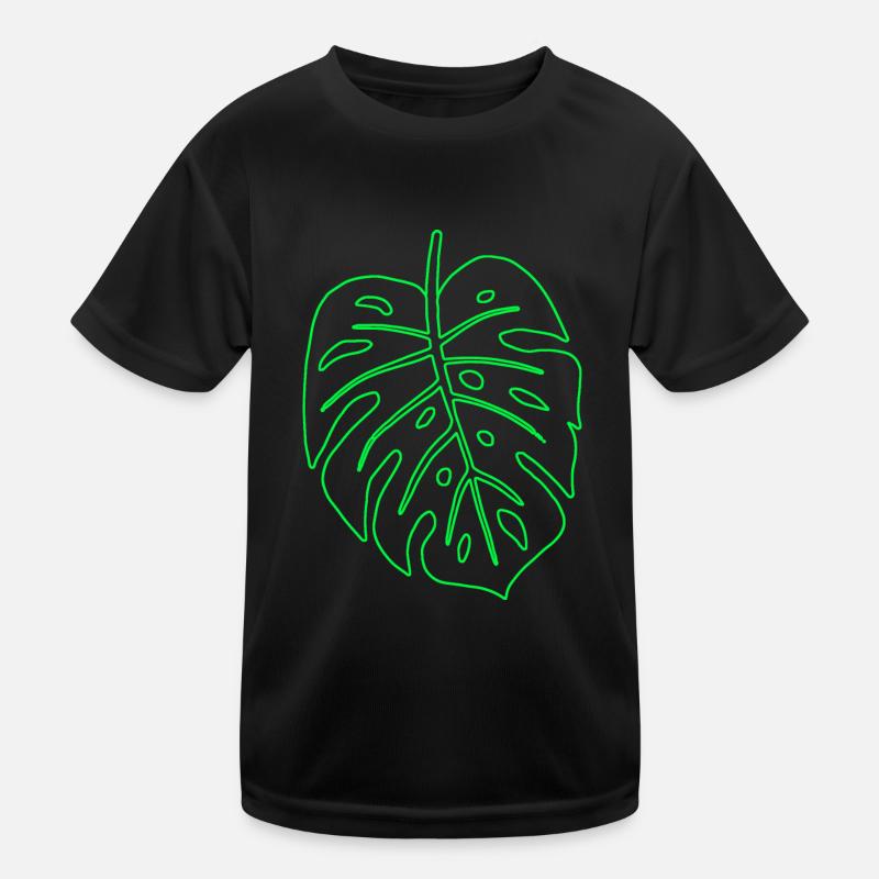 Feuille de Monstera T-shirt sport Enfant