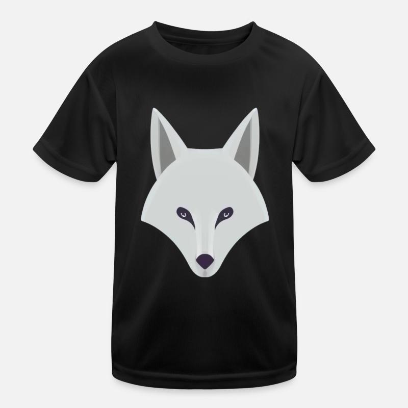 STILISIERTER SANDFUCHS Kinder Funktions-T-Shirt
