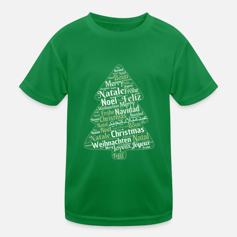 Arbre de Noël T-shirt sport Enfant