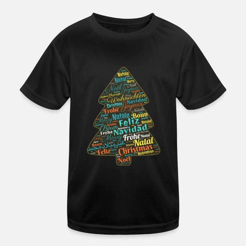 Weihnachtsbaum Kinder Funktions-T-Shirt