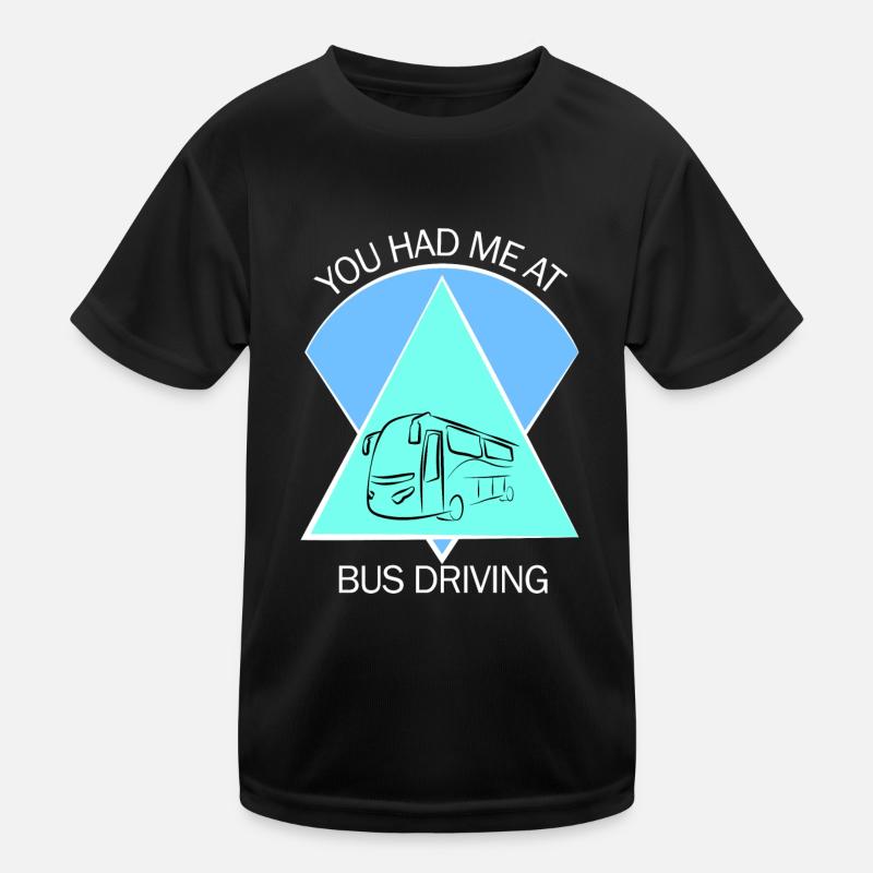 Bus Busfahrer Schulbus Autobus Busfahrerin Kinder Funktions-T-Shirt