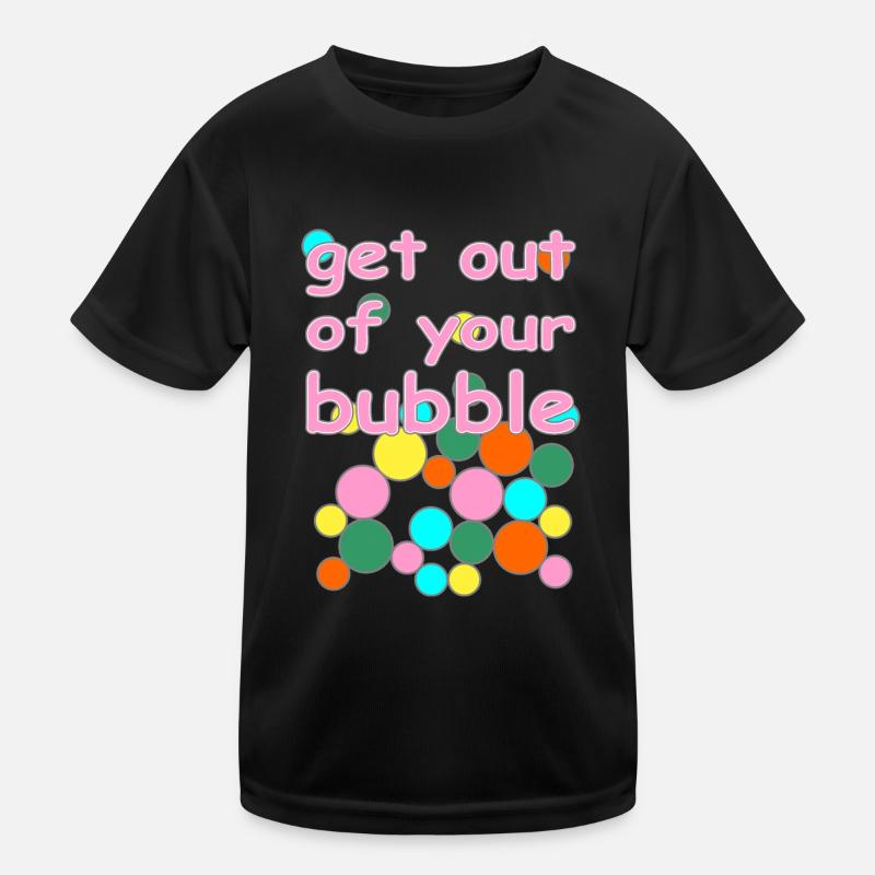 bubble englische Version Kinder Funktions-T-Shirt