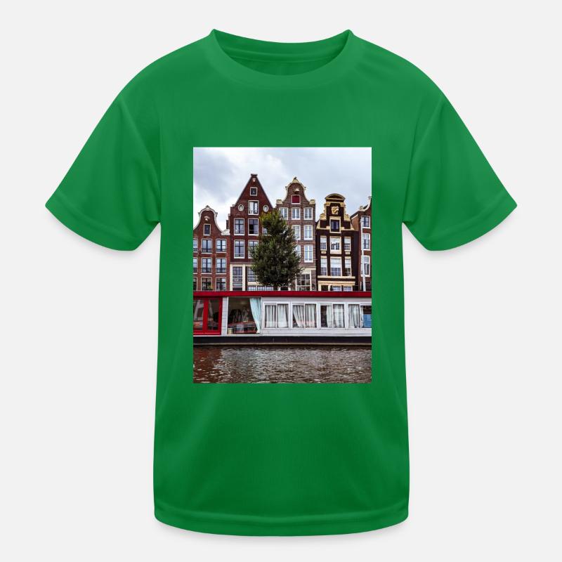 Amsterdam Kinder Funktions-T-Shirt