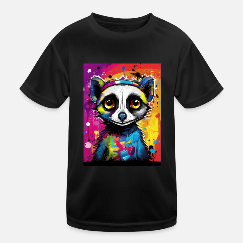 [] Suricate amoureux : affection colorée T-shirt sport Enfant