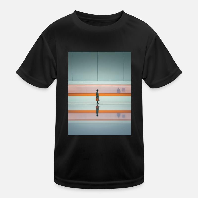 femme élégante passant le métro T-shirt sport Enfant
