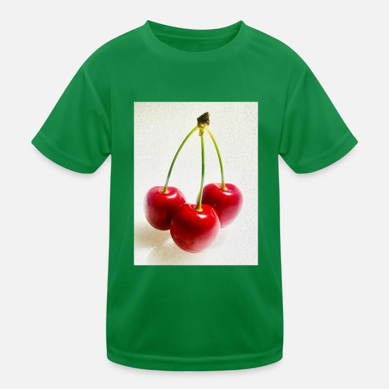 Kirsche Kinder Funktions-T-Shirt