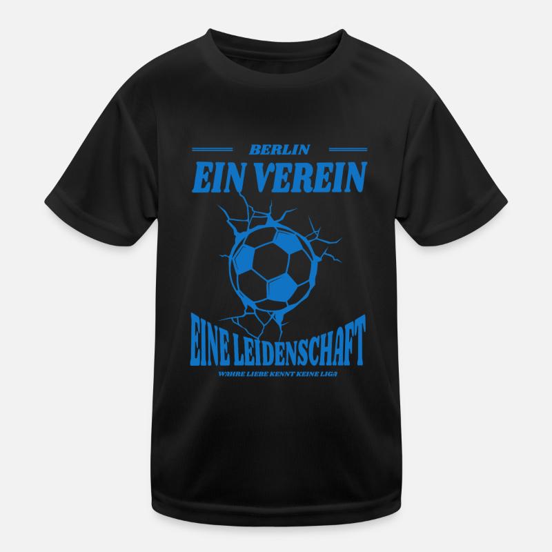 Berlin Fußball Spruch Geschenk Kinder Funktions-T-Shirt