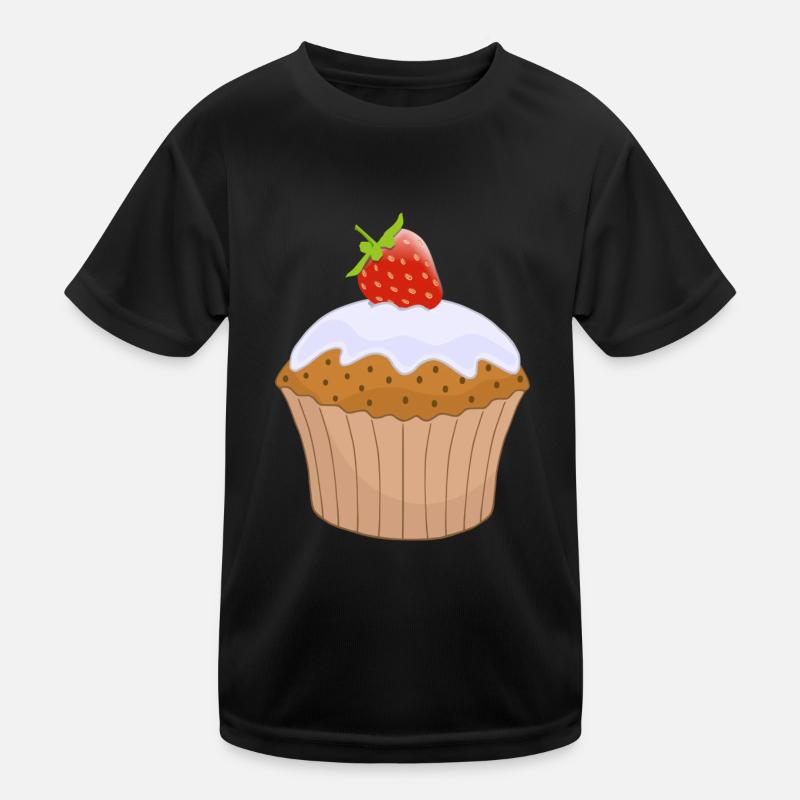 cupcake muffin cake cake baking bakery68 Kids Functional T-Shirt