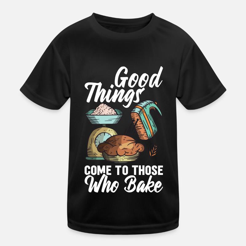 Baker Bread Baking Hobby Baker Kids Functional T-Shirt