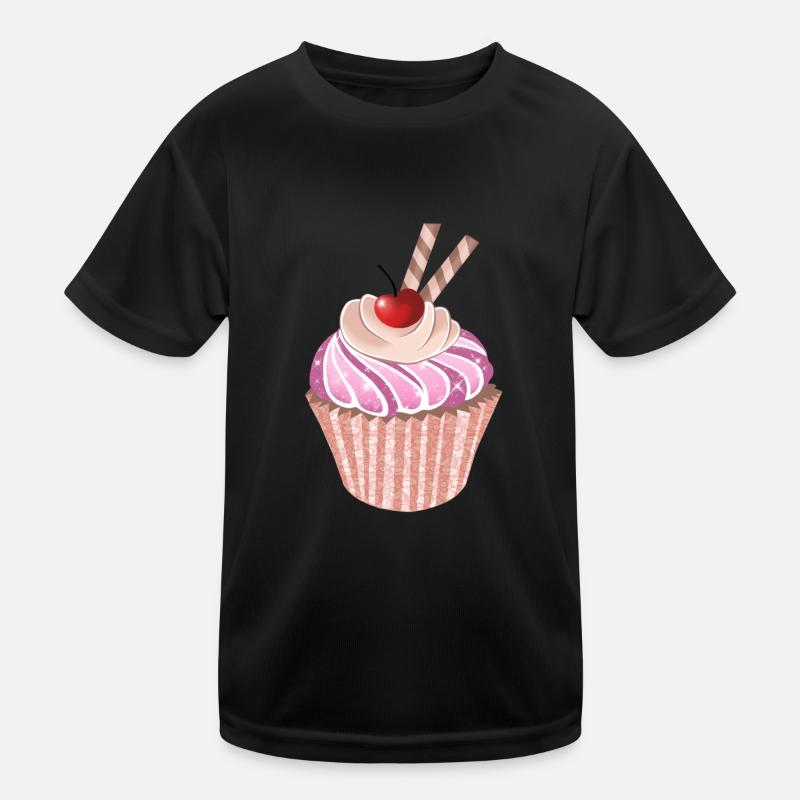 Cupcake Kinder Funktions-T-Shirt