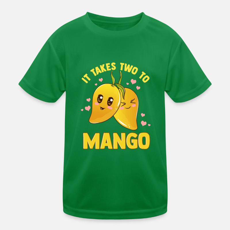 Mango Funny Fruit Tango Pun braucht zwei Kinder Funktions-T-Shirt