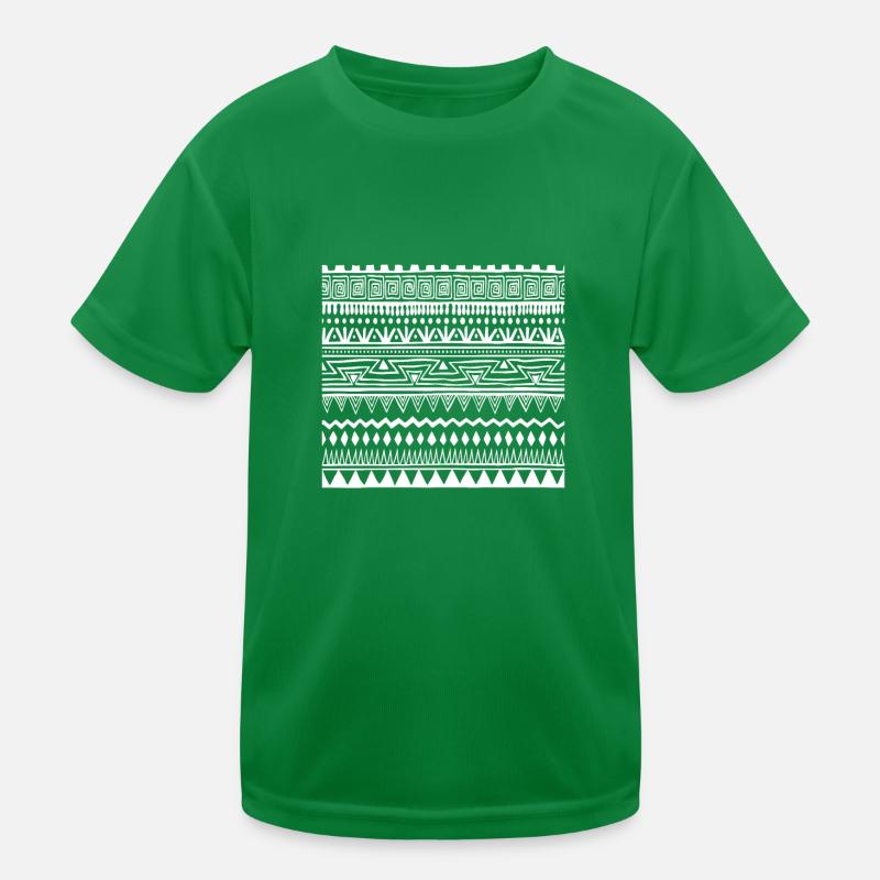 Aztekisches Muster Native Culture Civilization Maya Kinder Funktions-T-Shirt