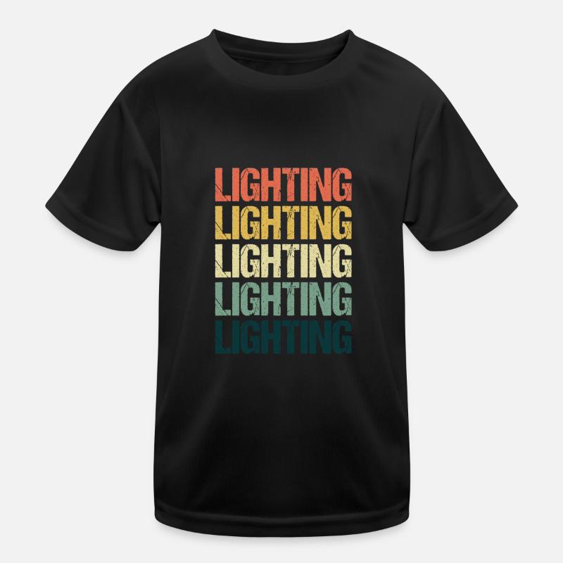 Lighting Engineer Equipment Light Music Band Gift Kids Functional T-Shirt