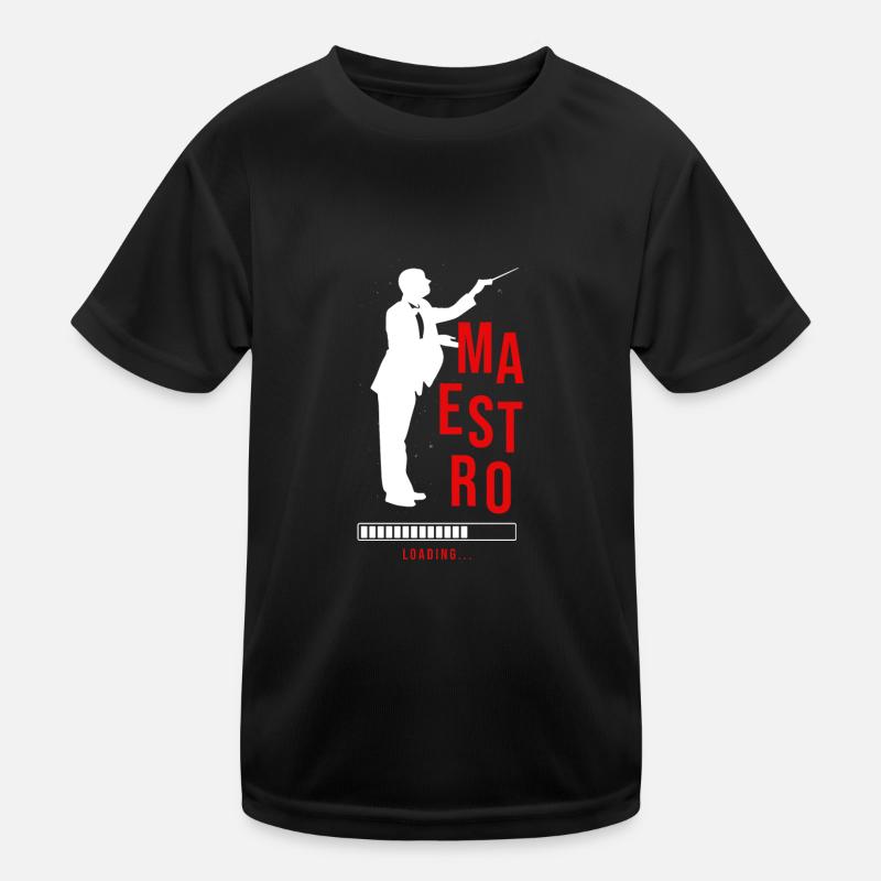 Maestro Laden Dirigent Orchester Musik Geschenk Kinder Funktions-T-Shirt