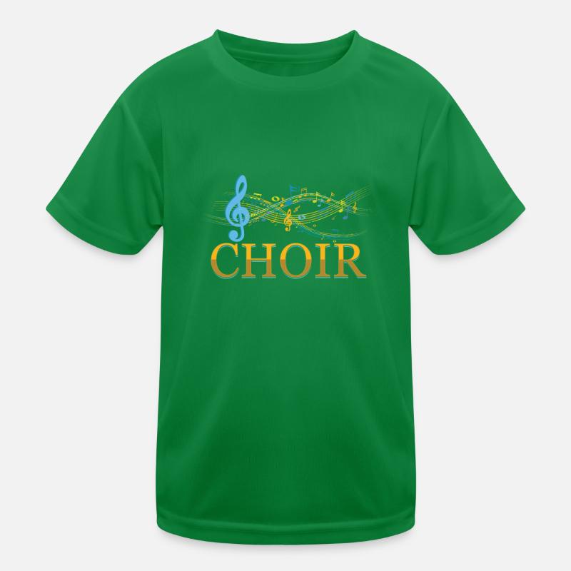 Clef Choir Music Notes Choral Chorus Chant Cadeau T-shirt sport Enfant