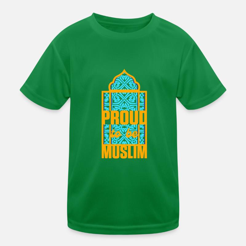 Stolz sein muslimischen Islam Allah Koran Moschee Geschenk Kinder Funktions-T-Shirt