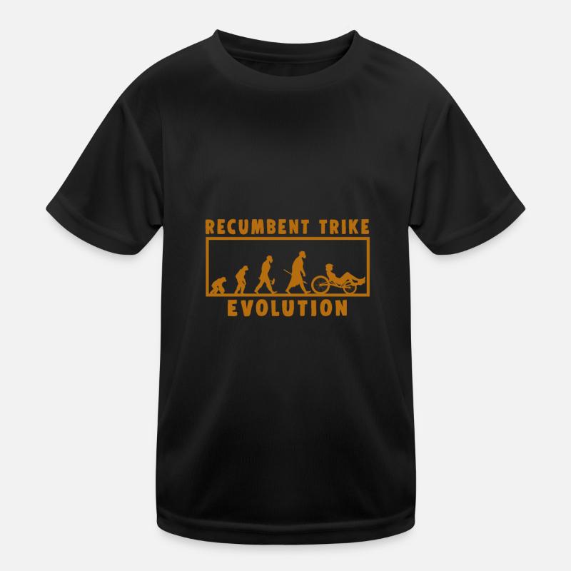 Liegerad Trike Evolution Fahrrad Radfahren Geschenk Kinder Funktions-T-Shirt