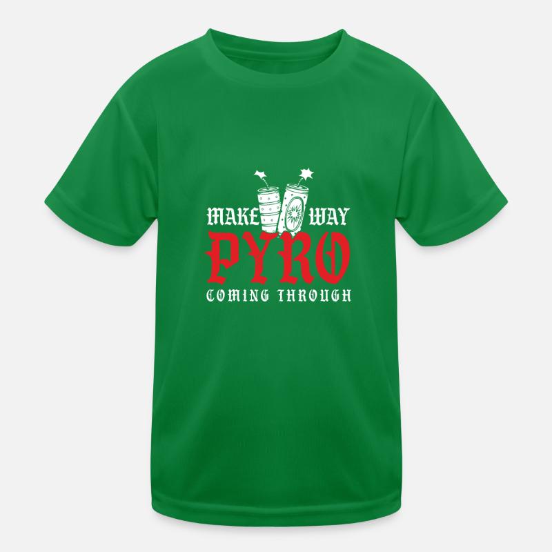 Make Way Pyro à venir grâce à un cadeau pyrotechnicien T-shirt sport Enfant