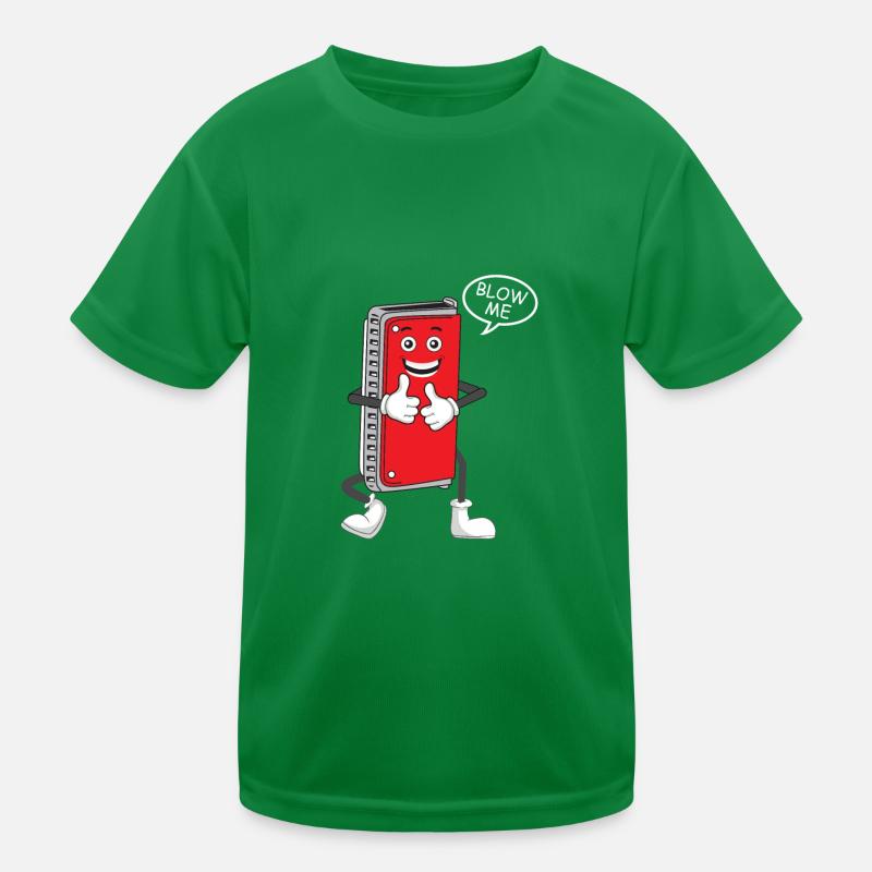 Harmonica Blow Me Blues Jazz Instrument Band Gift T-shirt sport Enfant