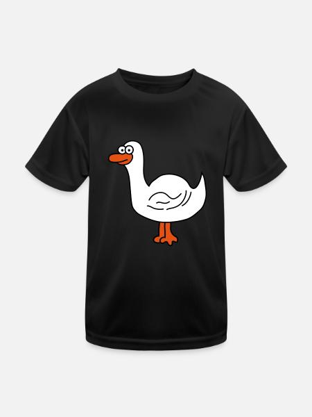 Duck - Kids Functional T-Shirt - black