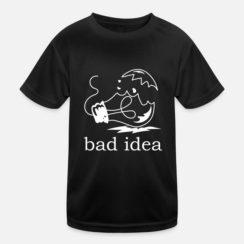 Glühbirne schlechte Idee Kinder Funktions-T-Shirt