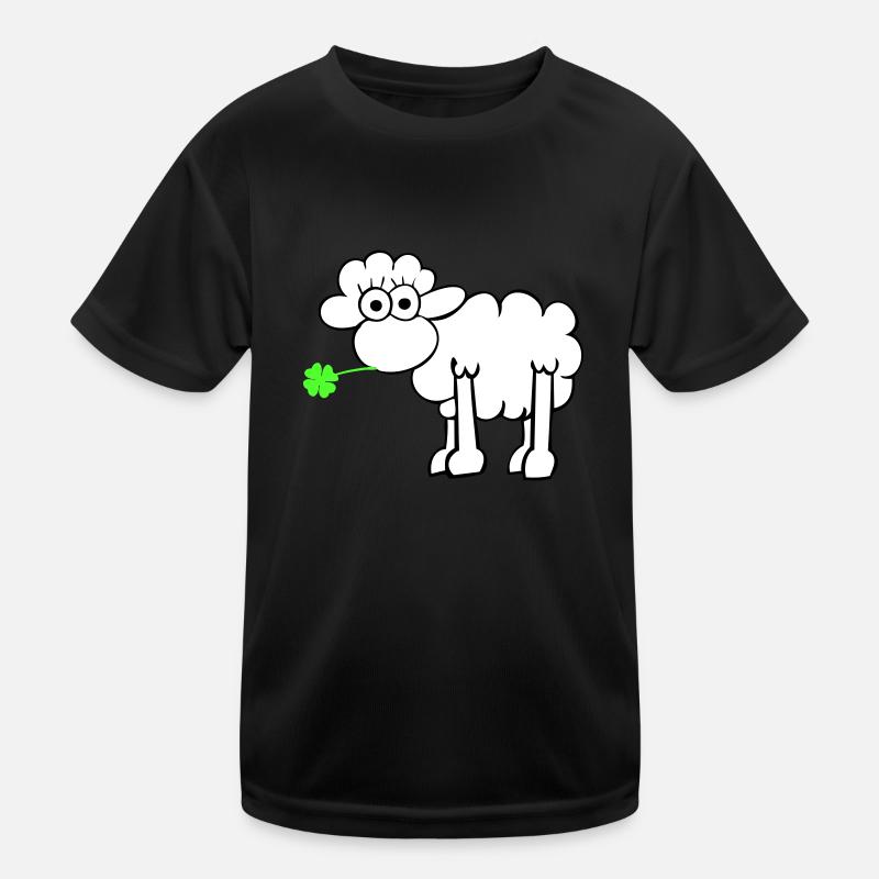 Les moutons avec du trèfle T-shirt sport Enfant
