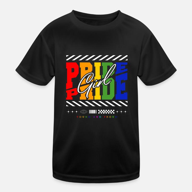 Love Is Love Pride Colors Of Rainbow Equality Kids Functional T-Shirt