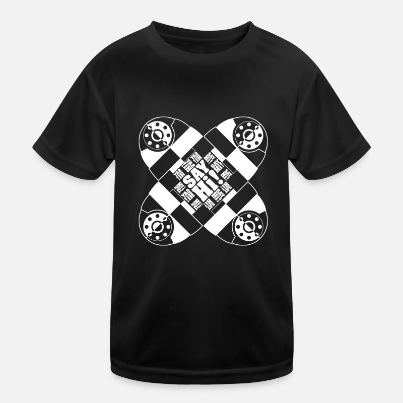 Say Hi Camera Kids Functional T-Shirt