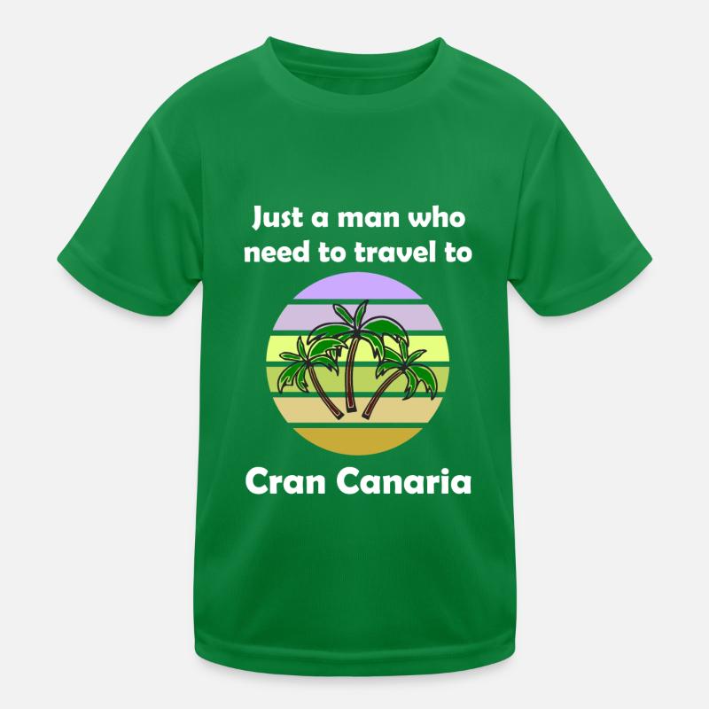 Le voyage à Cran Canaria T-shirt sport Enfant