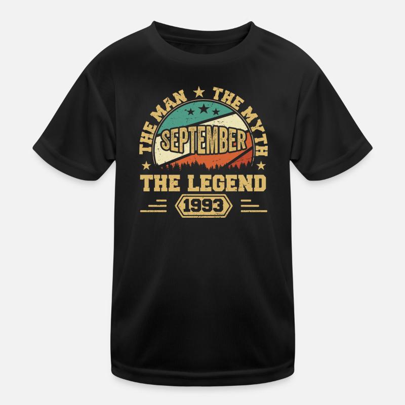 Legendary since September 1993 Retro 1993 September Kids Functional T-Shirt