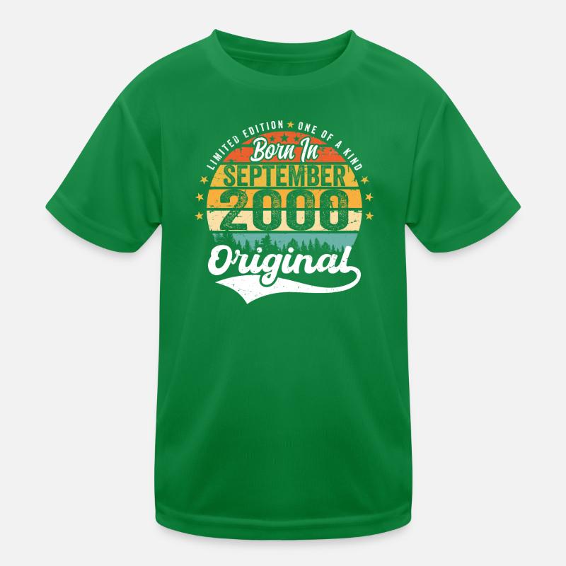 September 2000 Jubiläum 2000 September Kinder Funktions-T-Shirt