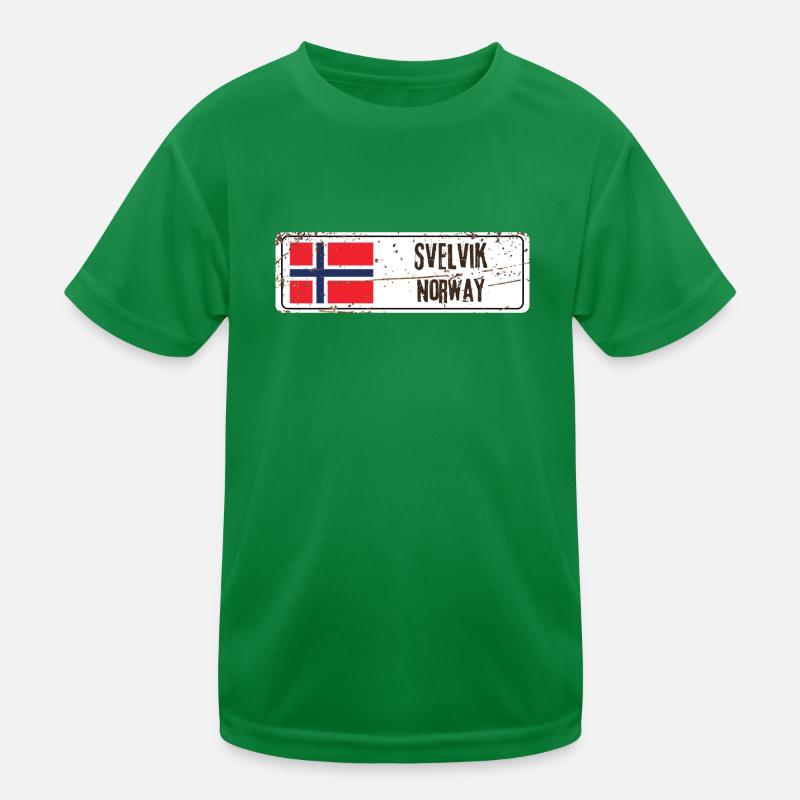 Svelvik, Norwegen Kinder Funktions-T-Shirt