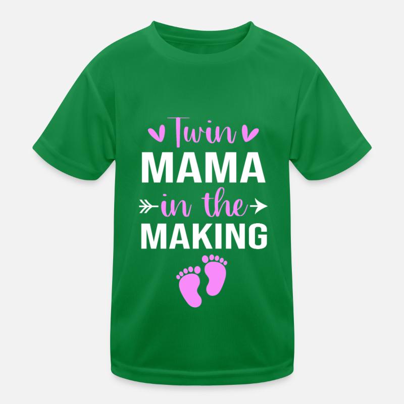 Twin Mom Twins Mom Gift Kids Functional T-Shirt