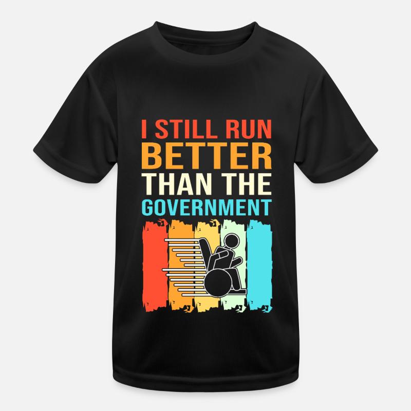 Rollstuhl Kinder Funktions-T-Shirt