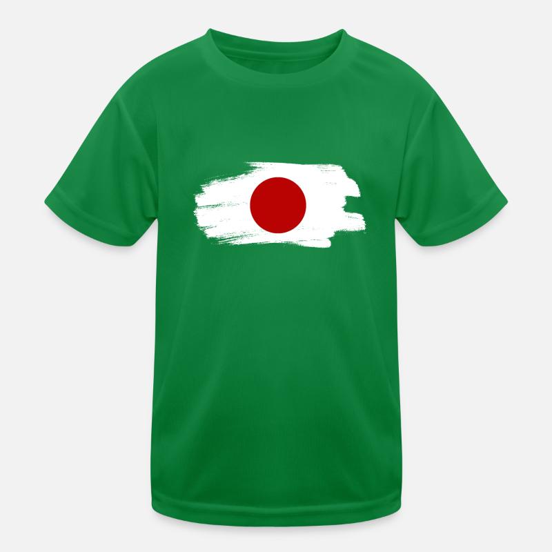 Drapeau du Japon Look Usé Nihon Drapeau Japonais T-shirt sport Enfant