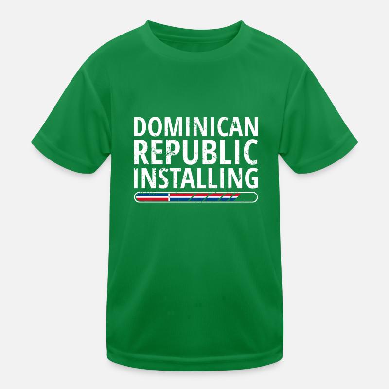 Drapeau de la République dominicaine Drapeau Dom Rep Voyage T-shirt sport Enfant