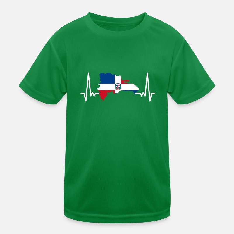 République dominicaine drapeau Dom Rep drapeau Voyage T-shirt sport Enfant